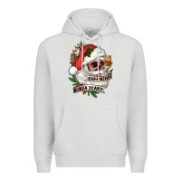 Dove Grey Kinda merry kinda scary Premium Hoodie - RanaPortraitStore