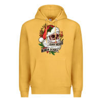 Mustard Kinda merry kinda scary Premium Hoodie - RanaPortraitStore