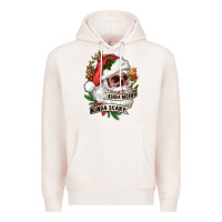 Pale Pink Kinda merry kinda scary Premium Hoodie - RanaPortraitStore