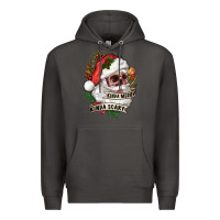 Smoke Kinda merry kinda scary Premium Hoodie - RanaPortraitStore