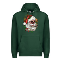 Sports Green Kinda merry kinda scary Premium Hoodie - RanaPortraitStore