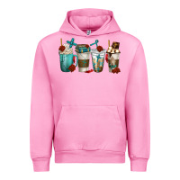 Fuchsia Pink faith coffee cups Urban Hoodie - texasbilliewilder