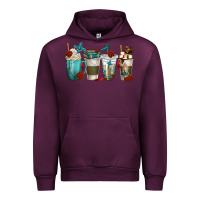 Mauve Wine faith coffee cups Urban Hoodie - texasbilliewilder