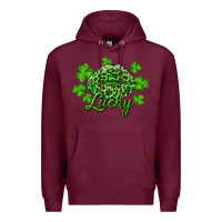 Burgundy Kiss lucky Premium Hoodie - RanaPortraitStore