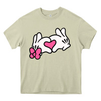 Mossy Minnie Mouse Heavy Core Tee - CowhideDigitalArt