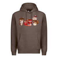 Coffee baseball coffee cups Premium Hoodie - texasbilliewilder
