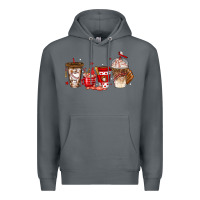 Rock baseball coffee cups Premium Hoodie - texasbilliewilder