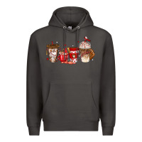 Smoke baseball coffee cups Premium Hoodie - texasbilliewilder