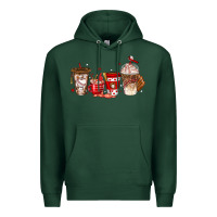 Sports Green baseball coffee cups Premium Hoodie - texasbilliewilder