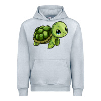Heather Grey cute turtle Urban Hoodie - Zillion Design Studio