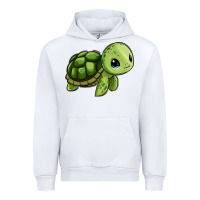White cute turtle Urban Hoodie - Zillion Design Studio