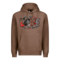 Chestnut for the love of the game hockey Premium Hoodie - Zillion Design Studio