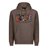 Coffee for the love of the game hockey Premium Hoodie - Zillion Design Studio