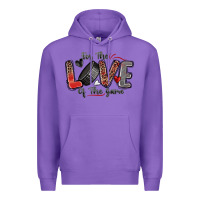 Purple for the love of the game hockey Premium Hoodie - Zillion Design Studio