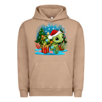 Pigment Burro christmas turtle Urban Hoodie - Zillion Design Studio