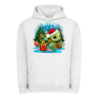 Pigment Lunar Rock christmas turtle Urban Hoodie - Zillion Design Studio