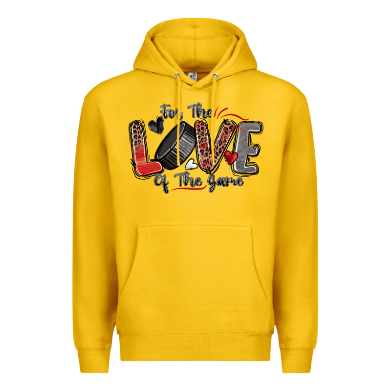 For The Love Of The Game Hockey Premium Hoodie by Zillion Design Studio | Teevron