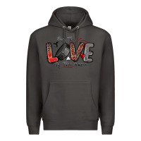 Smoke for the love of the game hockey Premium Hoodie - Zillion Design Studio