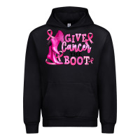 Black give cancer the boot Urban Hoodie - RanaPortraitStore