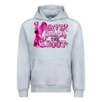Heather Grey give cancer the boot Urban Hoodie - RanaPortraitStore