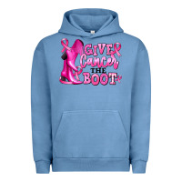 Pigment Pebble Blue give cancer the boot Urban Hoodie - RanaPortraitStore