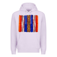 Lilac baseball brush strokes Premium Hoodie - texasbilliewilder