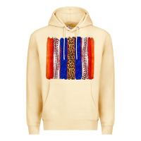 Baseball Brush Strokes Premium Hoodie | Teevron