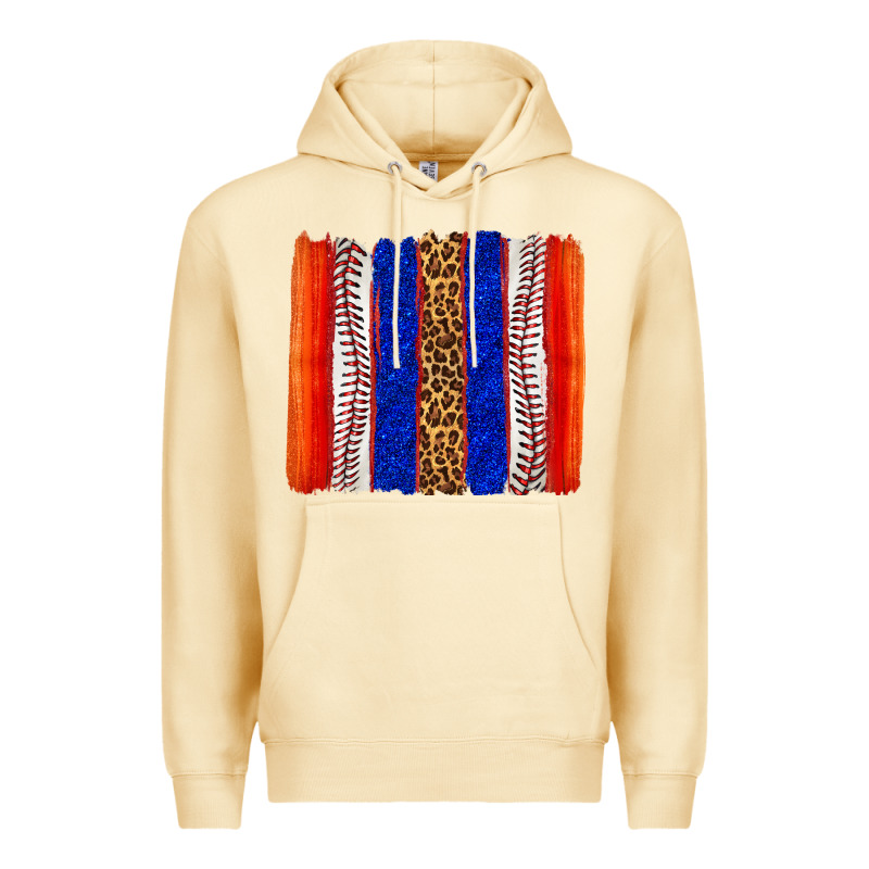 Baseball Brush Strokes Premium Hoodie by texasbilliewilder | Teevron