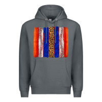 Rock baseball brush strokes Premium Hoodie - texasbilliewilder