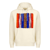 Sandshell baseball brush strokes Premium Hoodie - texasbilliewilder