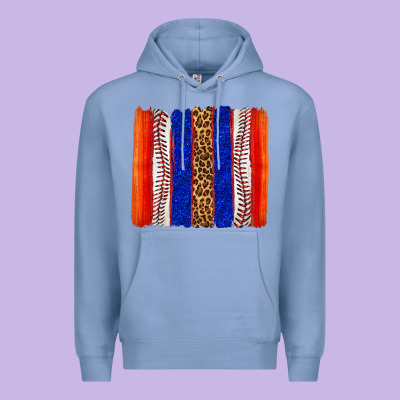 Baseball Brush Strokes Premium Hoodie Designed By Texasbilliewilder