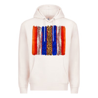 Pale Pink baseball brush strokes Premium Hoodie - texasbilliewilder