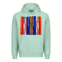 Seafoam baseball brush strokes Premium Hoodie - texasbilliewilder