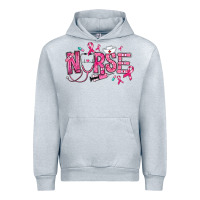 Heather Grey breast cancer nurse Urban Hoodie - RanaPortraitStore