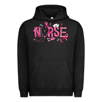 Pigment Black breast cancer nurse Urban Hoodie - RanaPortraitStore