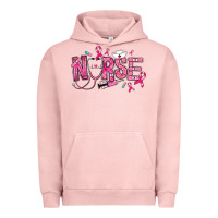 Pigment Salmon breast cancer nurse Urban Hoodie - RanaPortraitStore