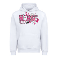 White breast cancer nurse Urban Hoodie - RanaPortraitStore