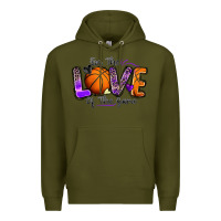Army Green for the love of the game basketball Premium Hoodie - Zillion Design Studio