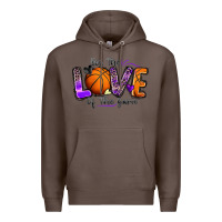 Coffee for the love of the game basketball Premium Hoodie - Zillion Design Studio