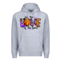 Heather Grey for the love of the game basketball Premium Hoodie - Zillion Design Studio