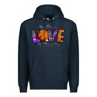 Navy for the love of the game basketball Premium Hoodie - Zillion Design Studio
