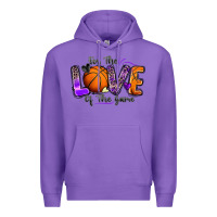 Purple for the love of the game basketball Premium Hoodie - Zillion Design Studio