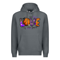 Rock for the love of the game basketball Premium Hoodie - Zillion Design Studio