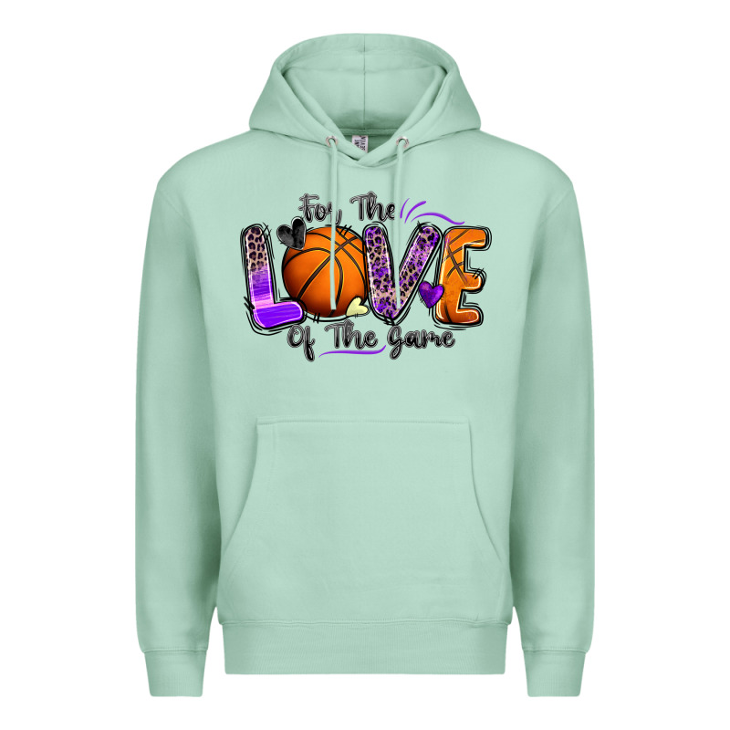 For The Love Of The Game Basketball Premium Hoodie by Zillion Design Studio | Teevron
