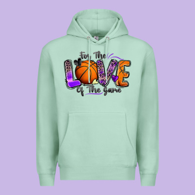 For The Love Of The Game Basketball Premium Hoodie Designed By Zillion Design Studio