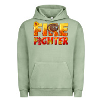 Pigment Oil Green firefighter Urban Hoodie - texasbilliewilder