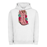 Pigment Lunar Rock floral cowgirl boots Urban Hoodie - texasbilliewilder