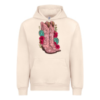 Sandshell floral cowgirl boots Urban Hoodie - texasbilliewilder