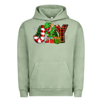 Pigment Oil Green christmas joy elf Urban Hoodie - Zillion Design Studio
