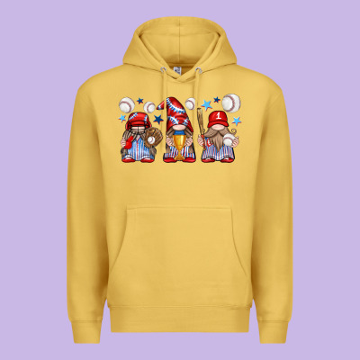 Baseball Gnome Premium Hoodie Designed By Texasbilliewilder